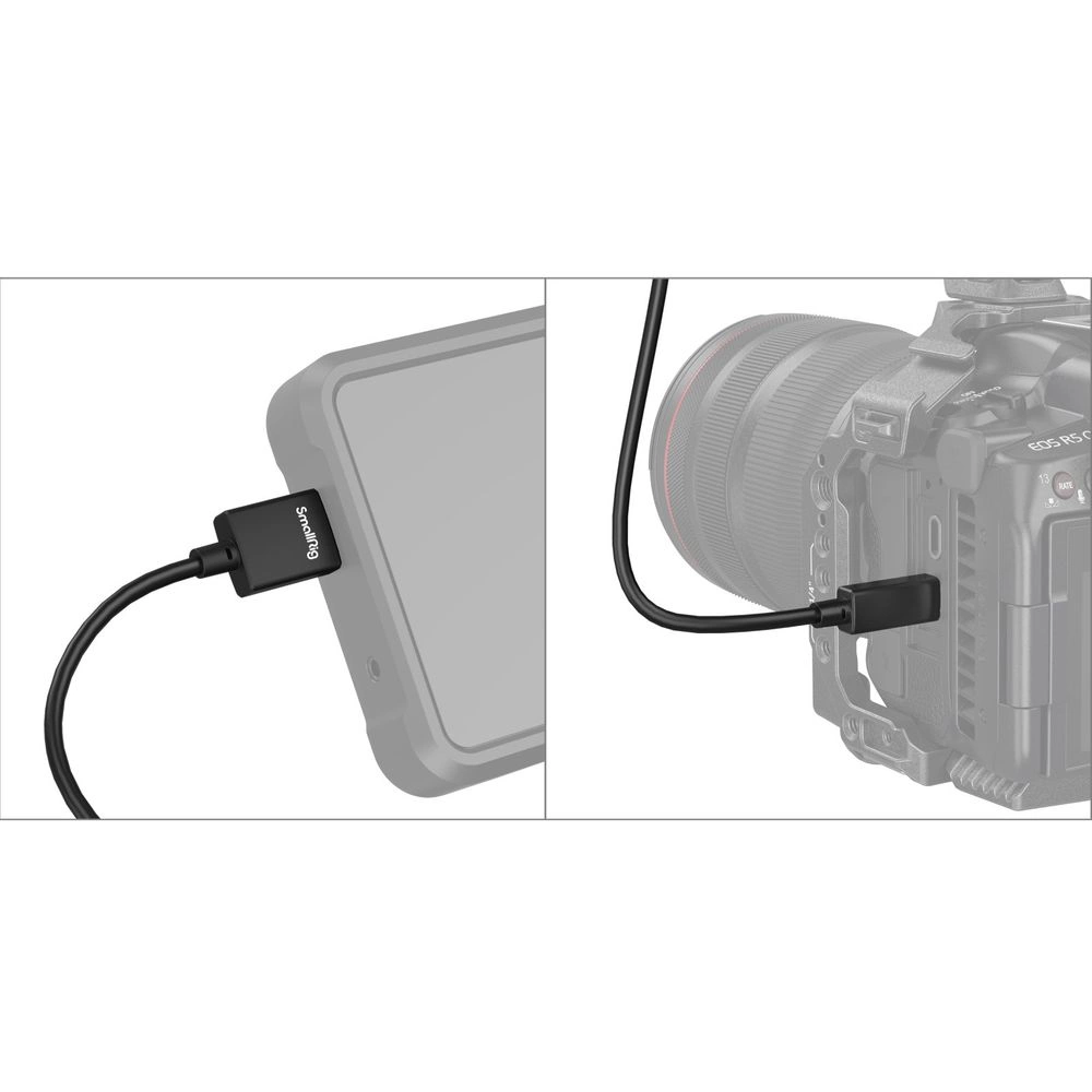 SmallRig Ultra-Slim 4K HDMI Data kábel  D to A 35cm 