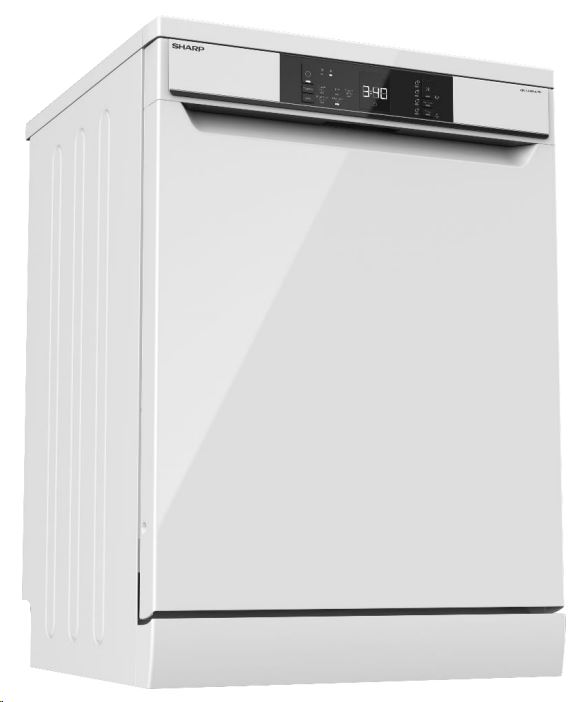 Sharp QW-NA1DF45EW-EU szabadonálló mosogatógép fehér Sharp QW-NA1DF45EW-EU szabadonálló mosogatógép fehér
