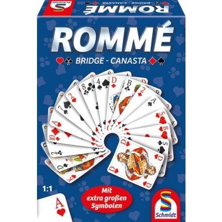 Schmidt Rommé, Bridge, Canasta német nyelvű társasjáték (4001504494209)