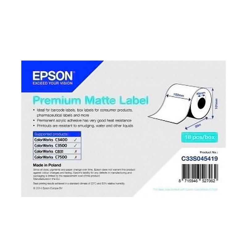 Epson Premuim Matte címke (C33S045727)