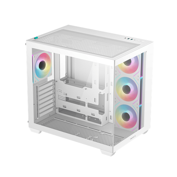DeepCool CG530 4F WH Fehér  ablakos  4x12cm A-RGB BTF  ATX Számítógépház  