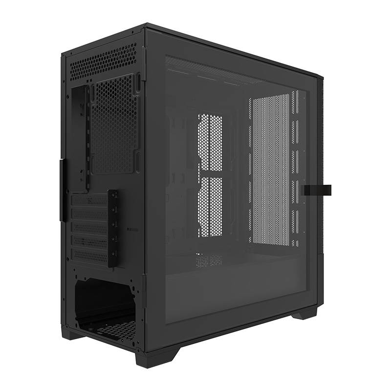 Obudowa komputerowa Darkflash DK415 + 2 wentylatory (czarna)