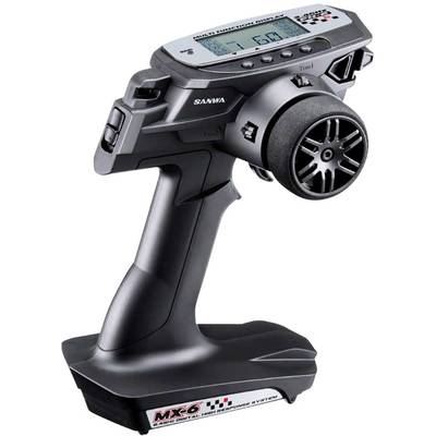 SANWA MX-6 Dry Pisztolymarkolatos távirányító 2,4 GHz Csatornák: 3 Vevővel SANWA MX-6 Dry Pisztolymarkolatos távirányító 2,4 GHz Csatornák: 3 Vevővel