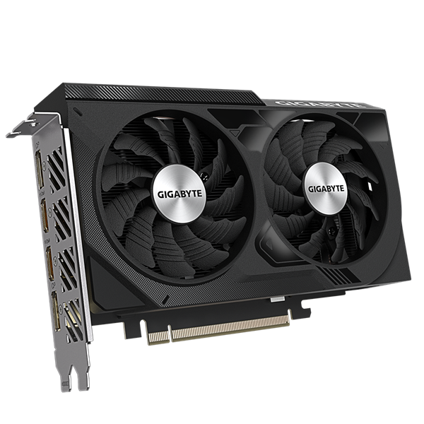 Gigabyte RTX 4060 WINDFORCE OC 8G Videókártya Gigabyte RTX 4060 WINDFORCE OC 8G Videókártya