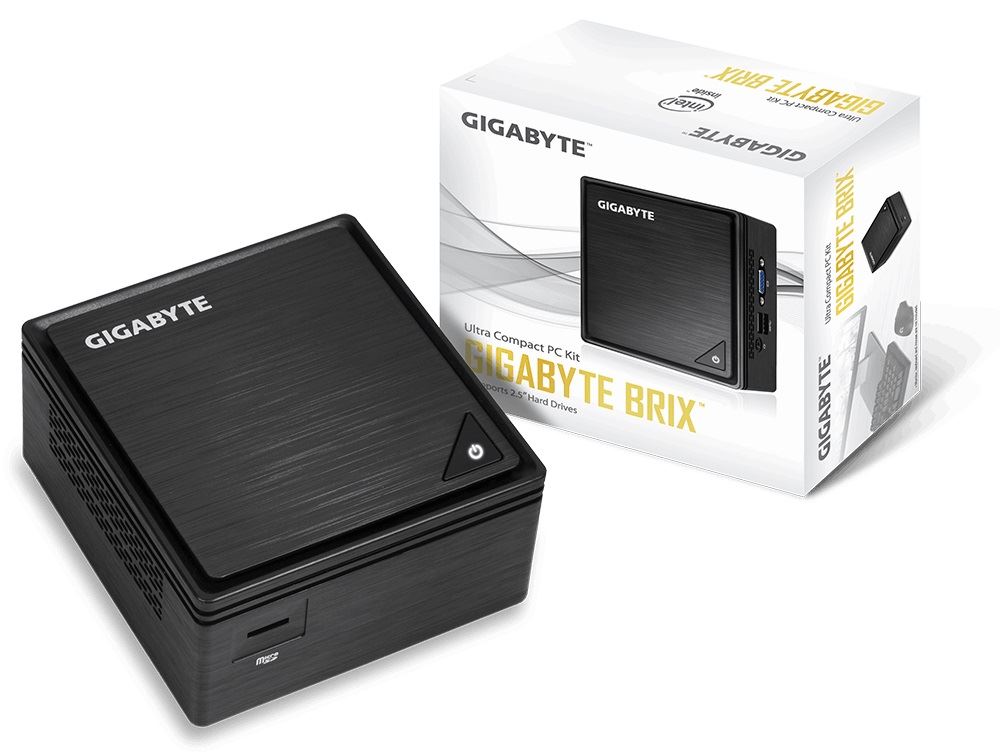 Gigabyte BRIX GB-BPCE-3455 Barebone PC fekete