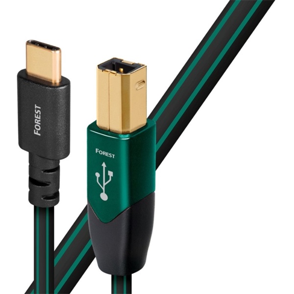 AudioQuest Forest USBFOR20.75CB 0,75m USB 2.0 Type-B - Type-C USB kábel AudioQuest Forest USBFOR20.75CB 0,75m USB 2.0 Type-B - Type-C USB kábel