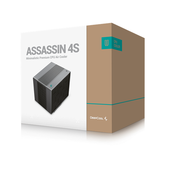 DeepCool CPU Cooler - ASSASSIN 4S (max. 20,5dB; max. 104,06 m3/h; 4pin csatlakozó; 7 db heatpipe, 1x14cm, PWM)
