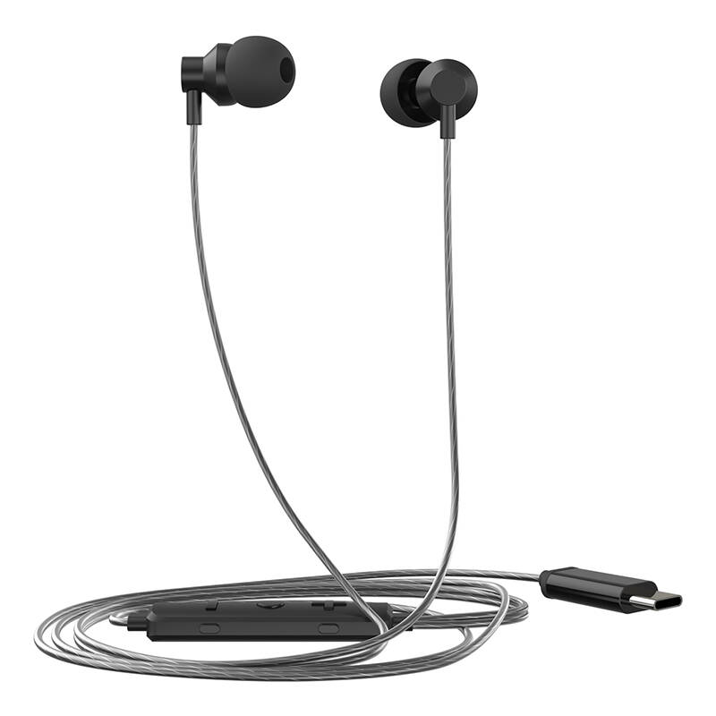 HP DHH-1127 Wired earphones Fekete