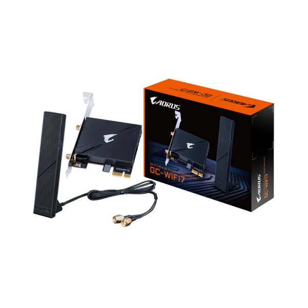 GIGABYTE Wireless Adapter PCI-Express Tri Band BE5600, GC-WIFI7 GIGABYTE Wireless Adapter PCI-Express Tri Band BE5600, GC-WIFI7