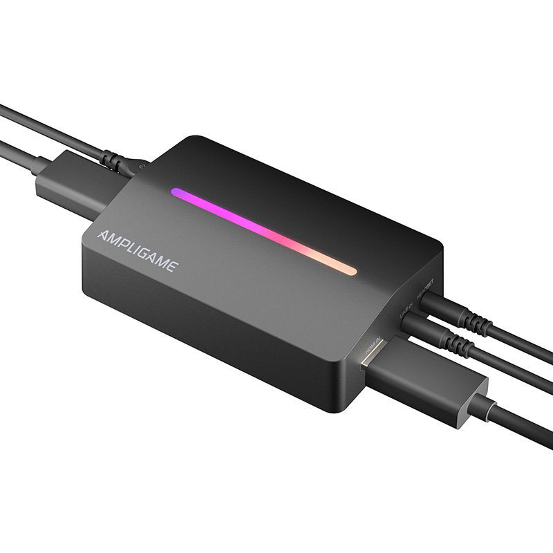 Fifine V3 HDMI USB-A rögzítőkártya Fekete