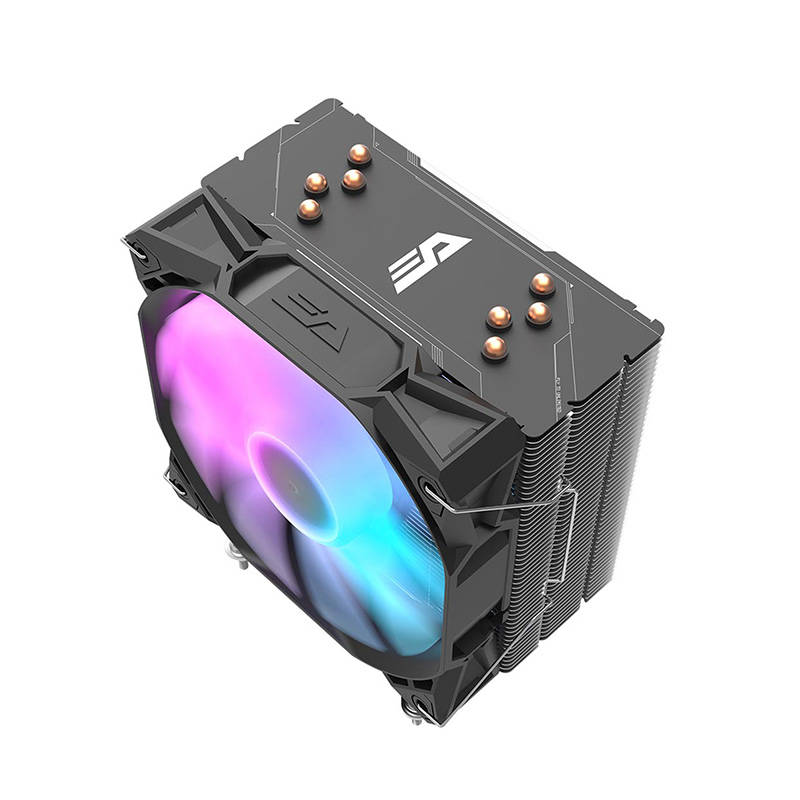 Aktív hűtés a processzorhoz Darkflash S11 LED (hűtőborda + ventilátor 120x130) fekete