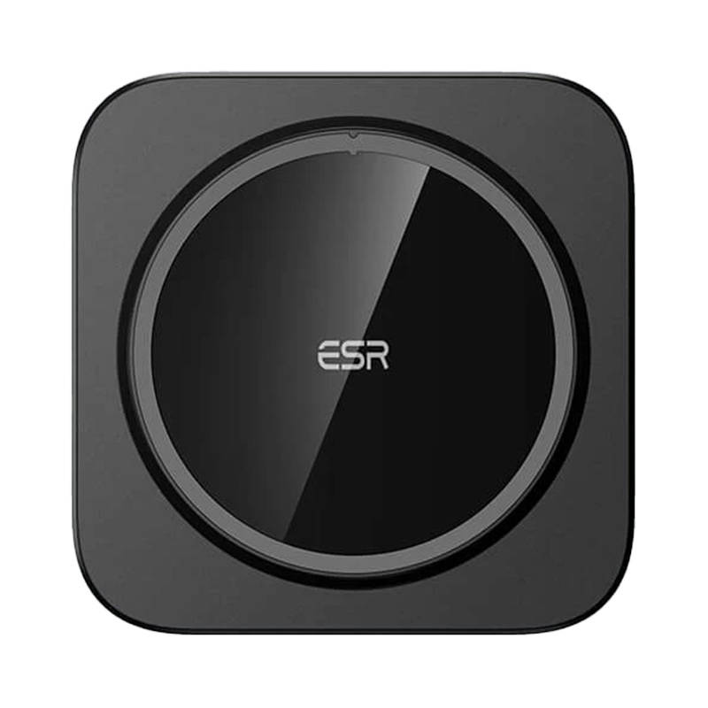 ESR HaloLock car holder with Qi inductive charger, MagSafe (black)
