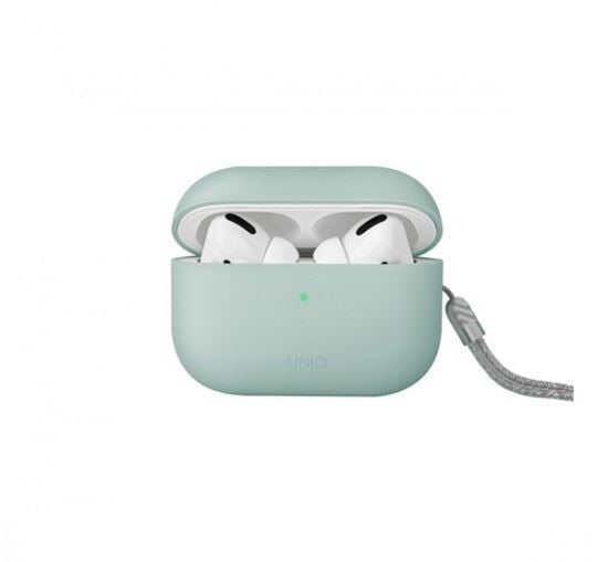 Uniq Lino Hybrid Liquid Apple Airpods Pro 2 tok zöld (UNIQ-AIRPODSPRO2-LINOGRN) Uniq Lino Hybrid Liquid Apple Airpods Pro 2 tok zöld (UNIQ-AIRPODSPRO2-LINOGRN)