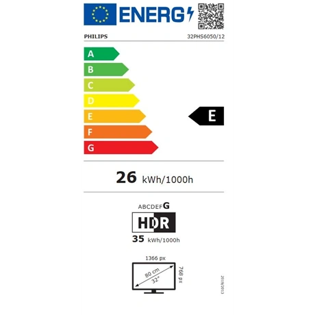 Philips 32PHS6050/12 32" HD LED SMART Televízió