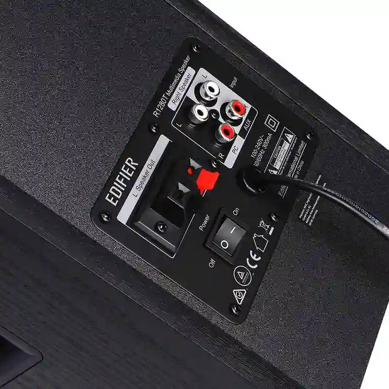 Edifier R1280T 2.0 hangszórók Fekete Edifier R1280T 2.0 hangszórók Fekete