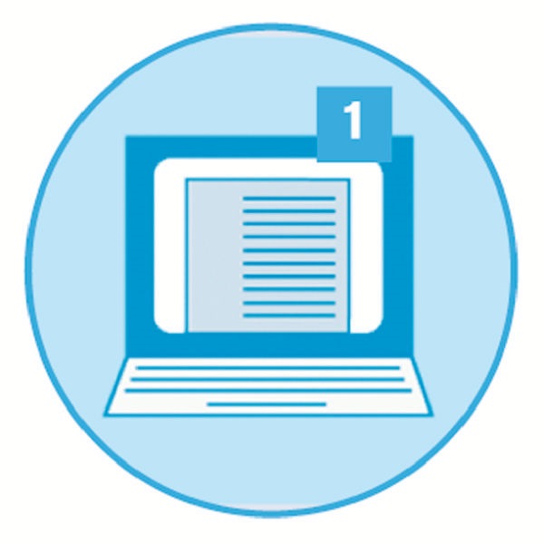 Esselte A4 1-10 nyomtatható regiszter