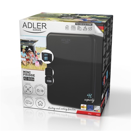 Adler AD8084 mini hűtő fekete