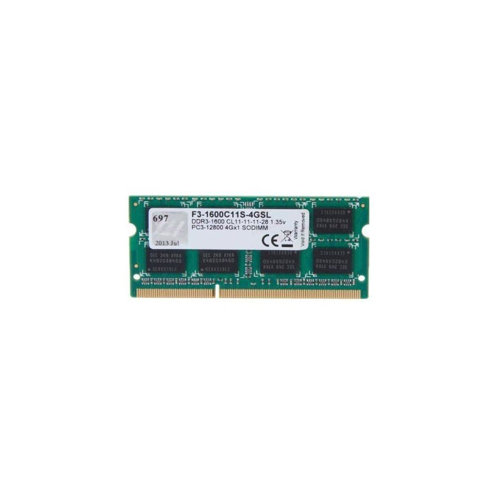 4GB 1600MHz DDR3 Notebook RAM G. Skill (F3-1600C11S-4GSL)
