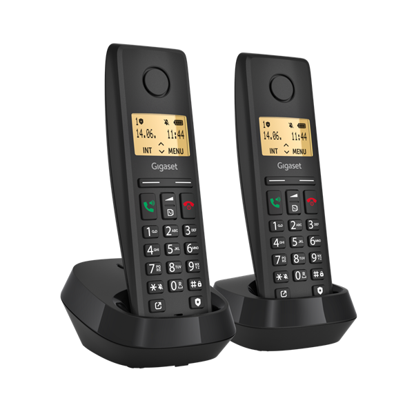 Gigaset PURE DUO 200 fekete dect telefon