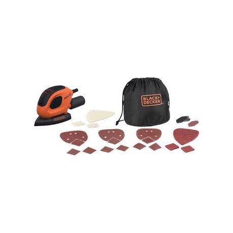 Black and Decker BEW230BC-QS REZGŐCSISZOLÓ 15 DB TARTOZÉKKAL KISTÁSKÁBAN