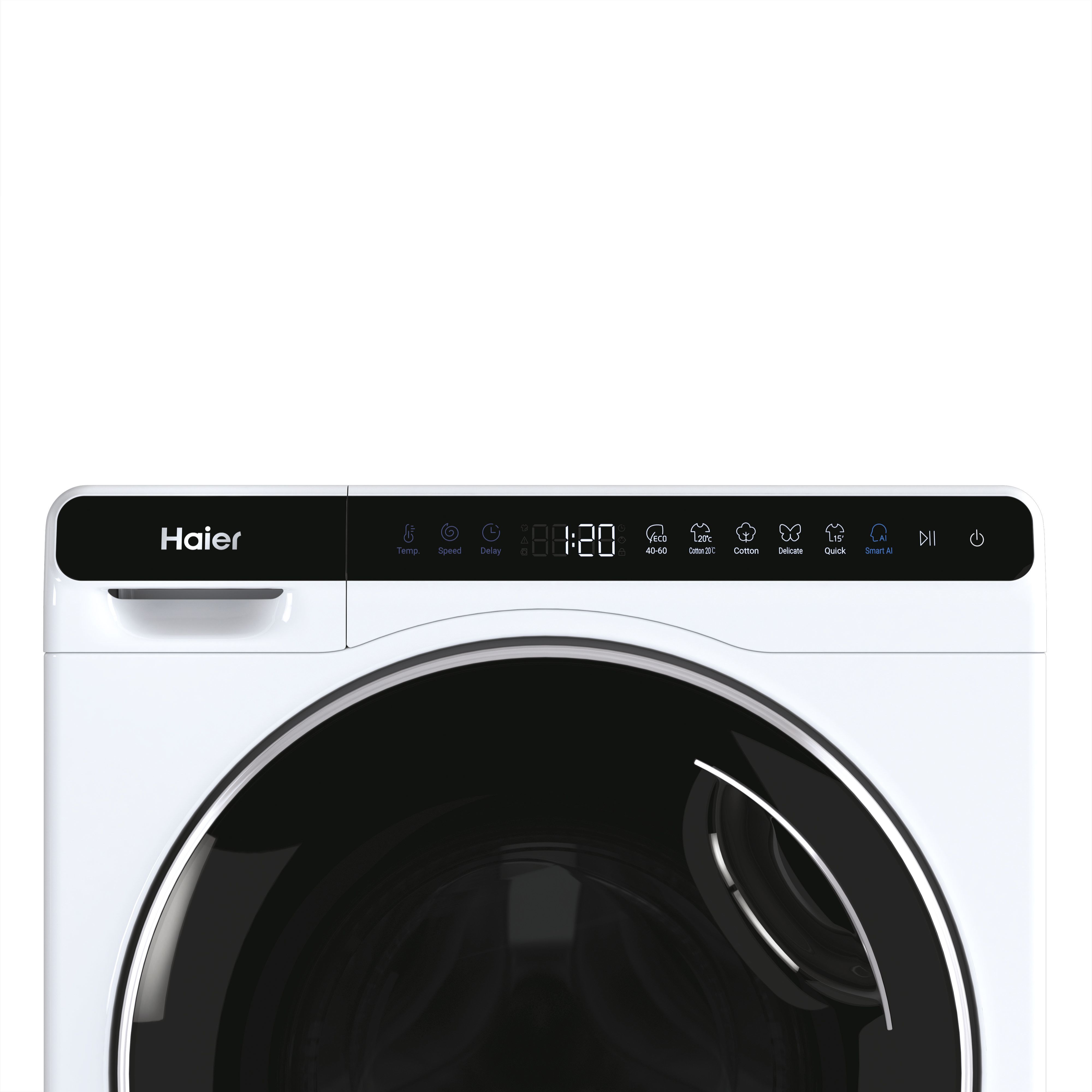 Haier HW50-BP12307-S Keskeny elöltöltős mosógép - 5kg, 1200 ford./perc, A Energiaosztály 