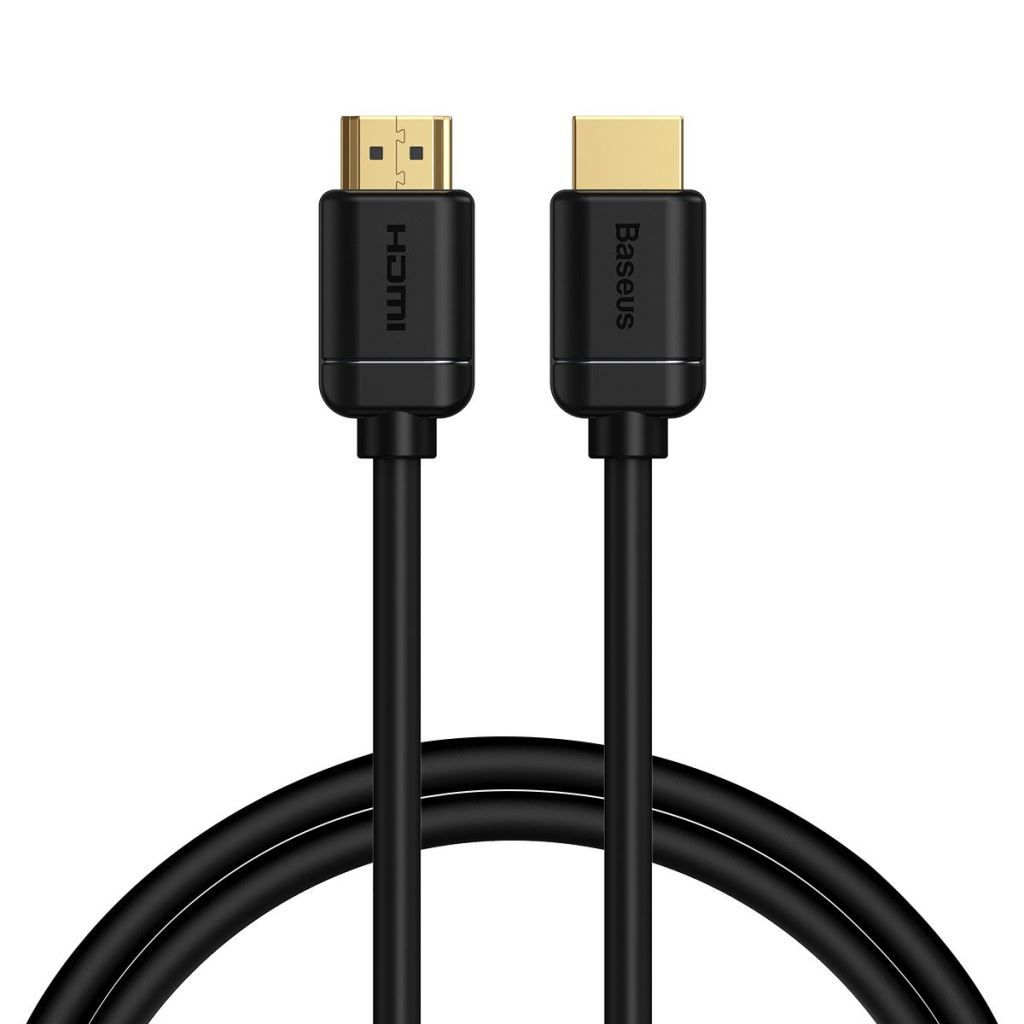 Baseus HDMI 2.0 kábel, 4K 60Hz, 3D, HDR, 18Gbps, 1m, fekete (CAKGQ-A01) Baseus HDMI 2.0 kábel, 4K 60Hz, 3D, HDR, 18Gbps, 1m, fekete (CAKGQ-A01)