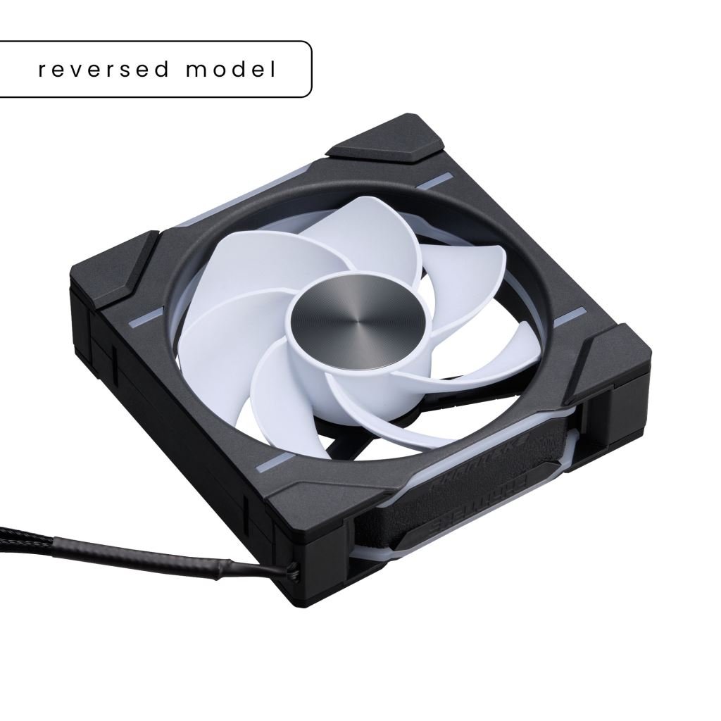 Phanteks PH-F120D30 120MM Reverse ház hűtő ventilátor fekete-fehér (PH-F120D30R_DRGB_PWM_BK01) Phanteks PH-F120D30 120MM Reverse ház hűtő ventilátor fekete-fehér (PH-F120D30R_DRGB_PWM_BK01)