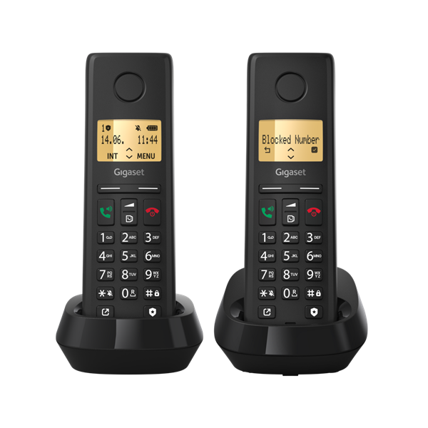Gigaset PURE DUO 200 fekete dect telefon