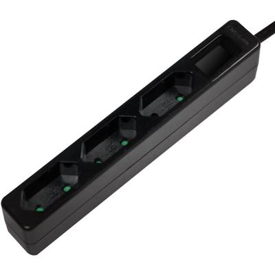 LogiLink LPS229B Elosztó kapcsoló nélkül 3 részes Fekete Csatlakozó dugó 1 db LogiLink LPS229B Elosztó kapcsoló nélkül 3 részes Fekete Csatlakozó dugó 1 db