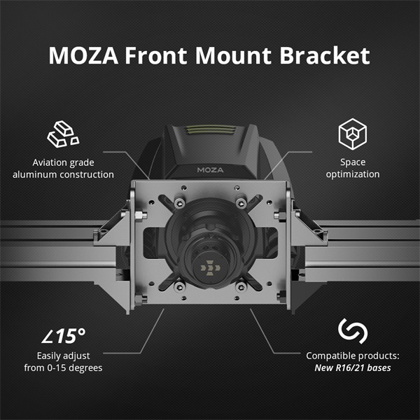 Moza Racing kiegészítő  Rögzítő tartó Front Bracket R16/21 