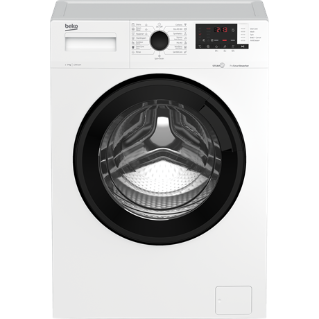 Beko WUE7612XBWS Elöltöltős mosógép - 7 kg, 1200 ford./perc, A Energiaosztály, SteamCure gőz technológia Beko WUE7612XBWS Elöltöltős mosógép - 7 kg, 1200 ford./perc, A Energiaosztály, SteamCure gőz technológia