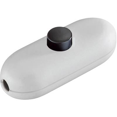 interBär 1 pólusú zsinórkapcsoló, 2 A 250 V/AC, fekete (fehér)