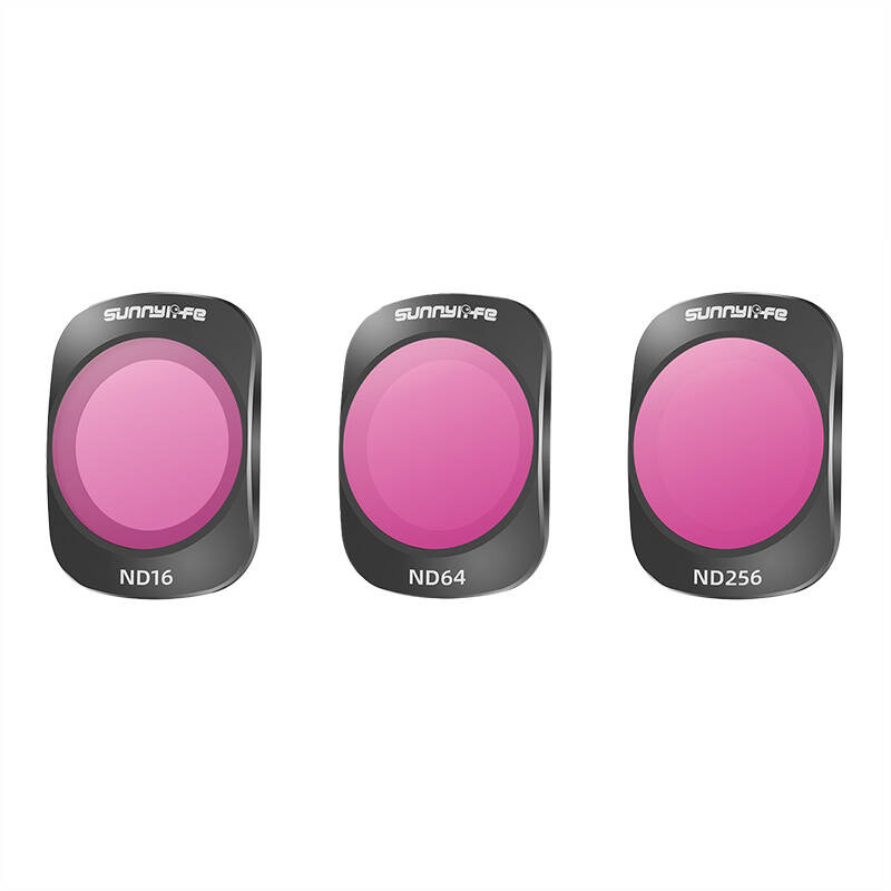 3 filters ND16+ND64+ND256 Sunnylife for Pocket 3 3 filters ND16+ND64+ND256 Sunnylife for Pocket 3