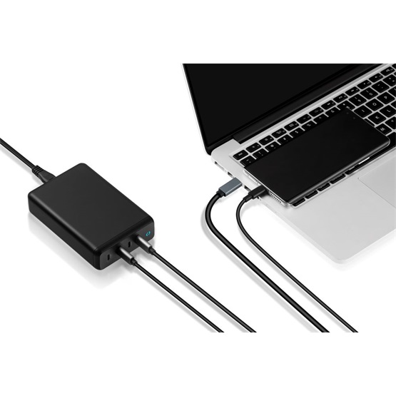 CHG AVAX DC637 DESKY+ 4xType C (PD 3.0) 200W GaN gyorstöltő elosztó - Dobozsérült termék