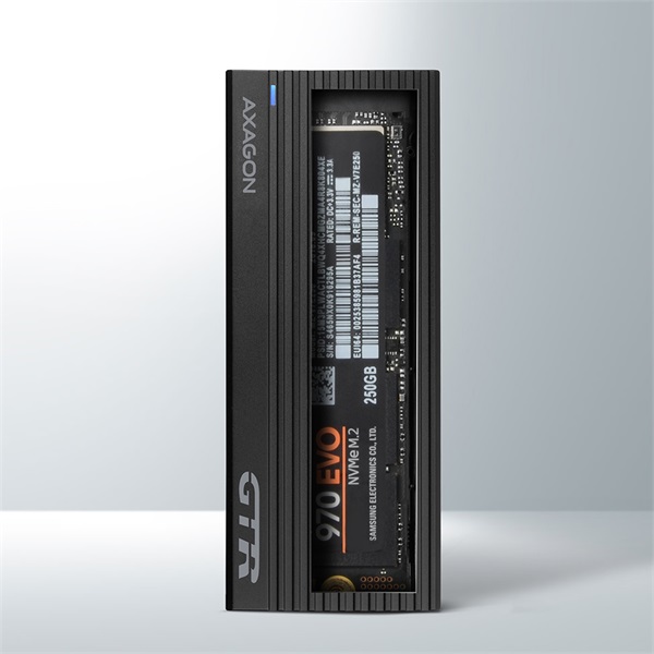 Axagon EEM2-GTR M.2 külső SSD ház fekete Axagon EEM2-GTR M.2 külső SSD ház fekete