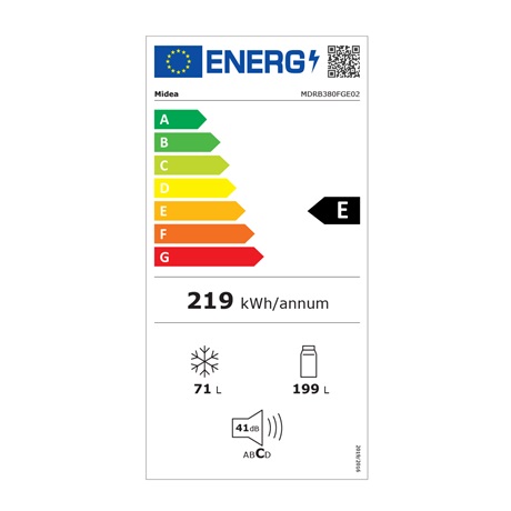 Midea MDRB380FGE02A Alulfagyasztós hűtőszekrény