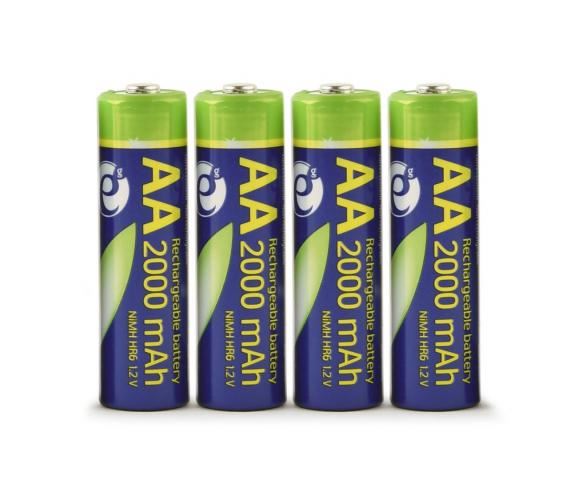Gembird 2000mAh AA Ni-MH akkumulátor (4db/csomag) (EG-BA-AA20R4-01)