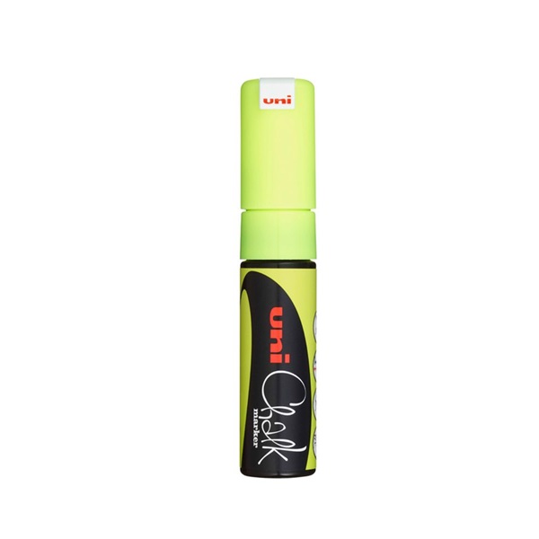 Uni Chalk PWE-8K fluor sárga folyékony kréta