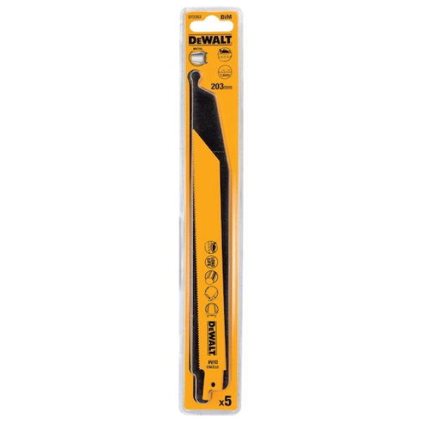 DEWALT  203mm  5db fém  3-8mm kettősfém