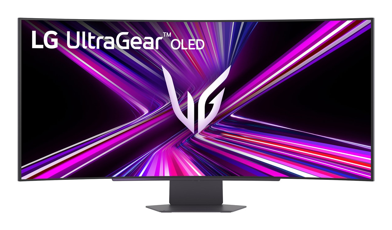 LG 45" 45GX900A-B Monitor - 3440x1440, OLED, 4K, UHD, Ívelt, Gaming,  240Hz, 0,03 ms, Fekete