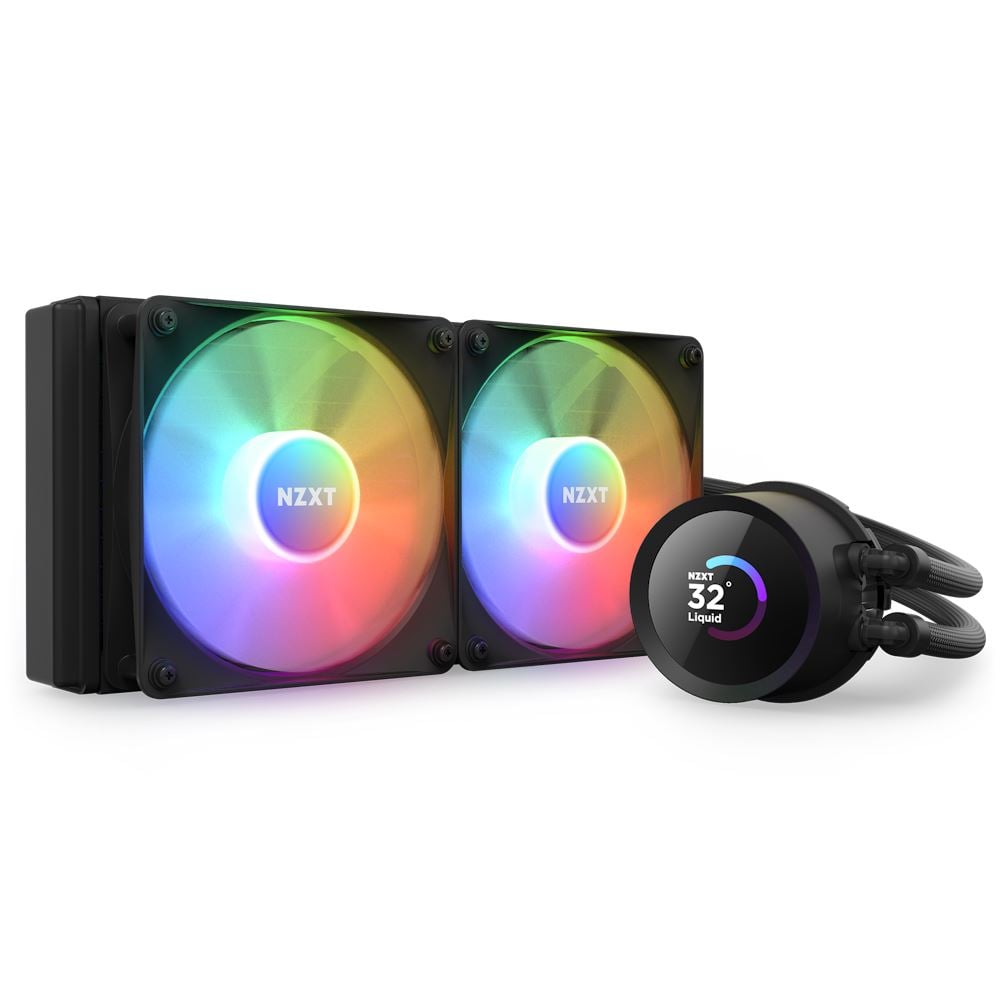 NZXT RL-KR240-B1 Kraken 240 RGB univerzális vízhűtés fekete  