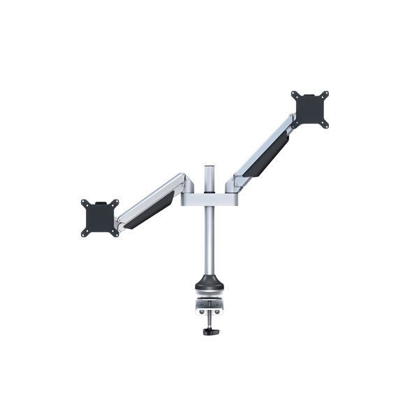 MULTIBRACKETS  Lift Dual dönthető forgatható 15-32" asztali rögzítő Gas Ezüst