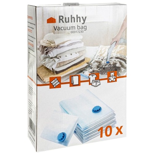 Ruhhy 10 db-os vákumzsák szett