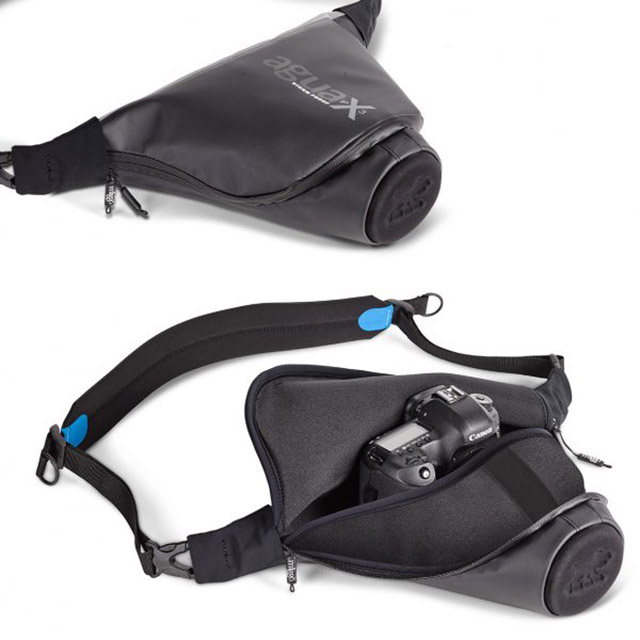 Miggö Agua Quickdraw Stormproof kameratáska SLR Pro kamerákhoz, Fekete-Kék Miggö Agua Quickdraw Stormproof kameratáska SLR Pro kamerákhoz, Fekete-Kék