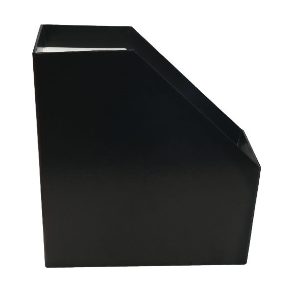 IRISOffice merevfalú 9cm karton fekete iratpapucs IRISOffice merevfalú 9cm karton fekete iratpapucs