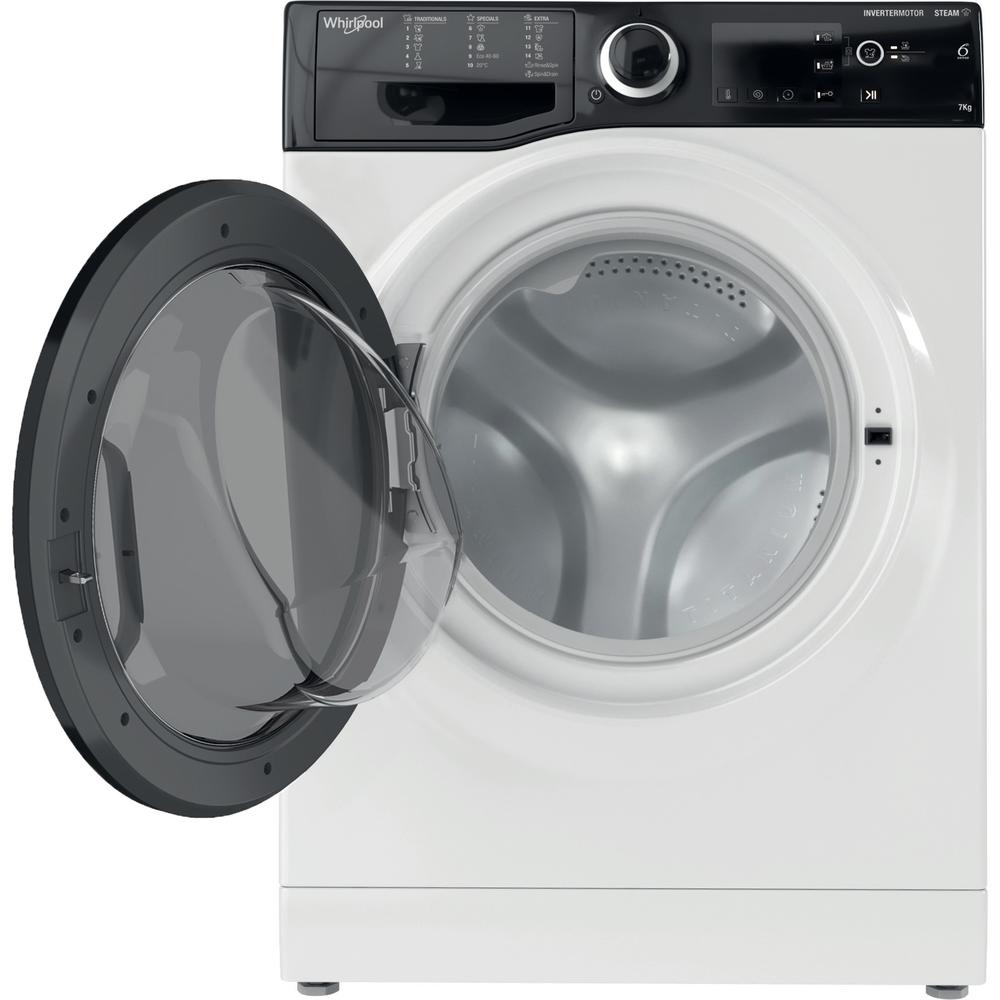 Whirlpool WRSB 7259 D EU Elöltöltős keskeny mosógép - 7 kg, 1200 ford./perc, B Energiaosztály, 6. Érzék technológia, Gőzöléses fertőtlenítés 