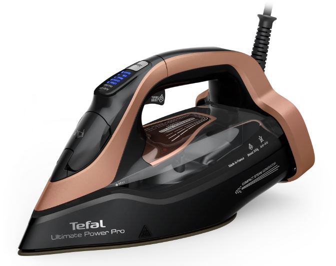 Tefal FV9E50E0 Ultimate Power Pro gőzölős vasaló fekete-rózsaarany