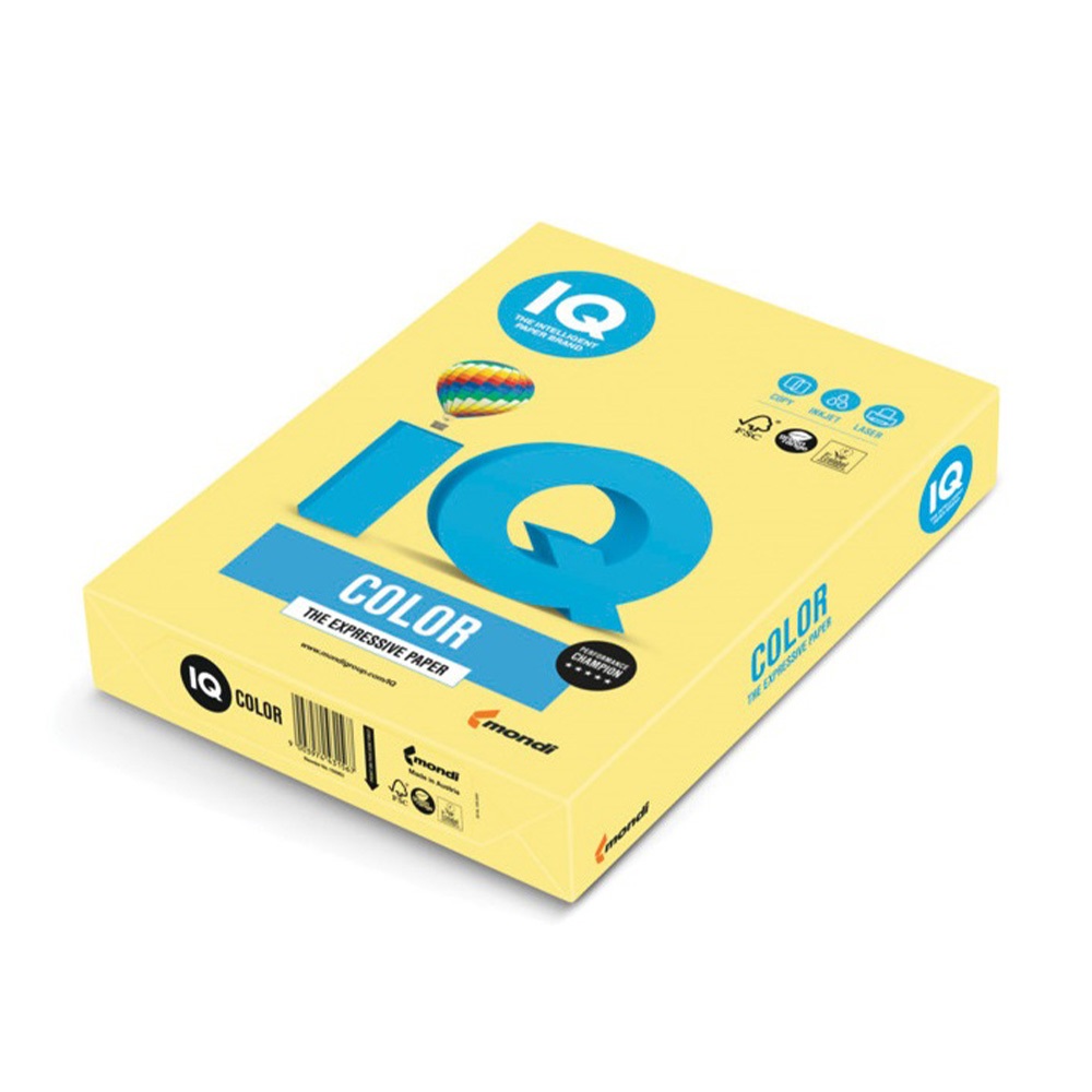 Mondi Másolópapír, színes, A3, 80g.  YE23 500ív/csomag, pasztell sárga