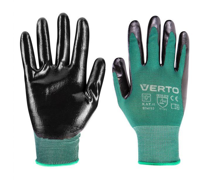 Verto 97H153 Kertész kesztyű Nitril bevonat 10" légáteresztő felsőrész Verto 97H153 Kertész kesztyű Nitril bevonat 10" légáteresztő felsőrész