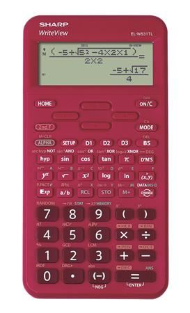 Sharp EL-W531TL tudományos számológép bordó